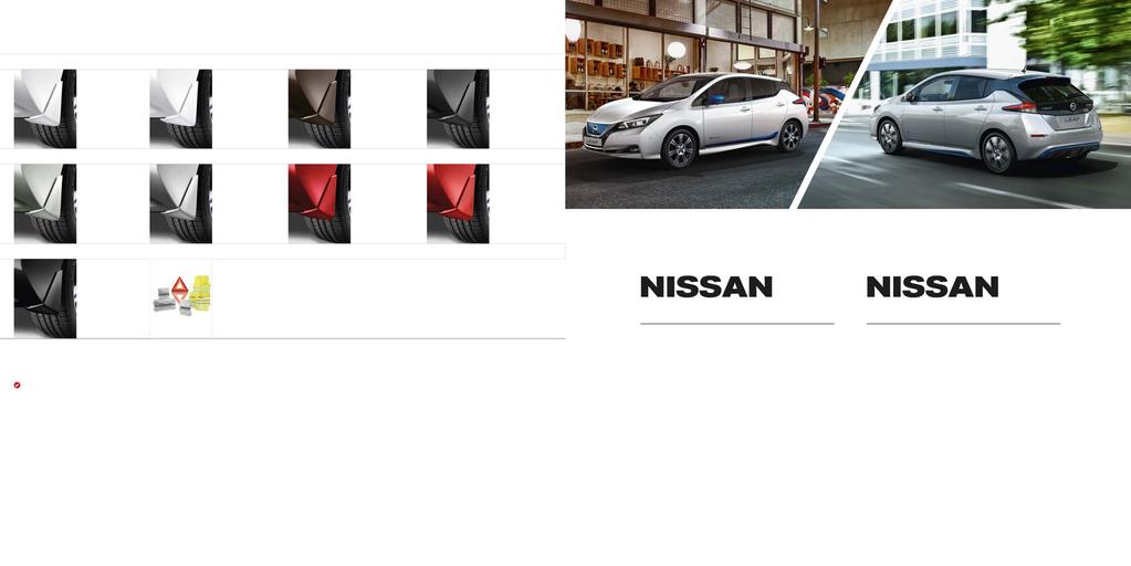 PŘIDEJTE ORIGINÁLNÍ PŘÍSLUŠENSTVÍ NISSAN OCHRANA KAROSERIE Bílá Pearl (QAB) KE788-5SH1B Bílá Solid (326) KE788-5SH0A Metalická hnědá (CAN) KE788-5SH0B Šedá metalíza (KAD) KE788-5SH0C Zeleno-stříbrná