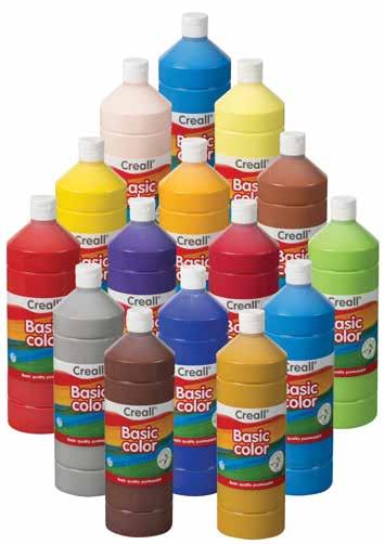 Temperová barva, 500 ml a 1000 ml - Creall Kvalitní temperové barvy vyrobené v Holandsku. Snadná manipulace. Vhodné pro školní výtvarné práce a zájmové kroužky.