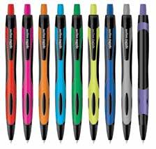0200031 15,70 19,-- včetně DPH Spoko Active kuličkové pero, modrá náplň Easy ink, mix barev Ergonomicky tvarované pero se sametově hladkým povrchem těla umožňuje