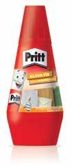 35,20 42,60 včetně DPH Pritt - Klova Fix 100 g Tekuté transparentní lepidlo vhodné na lepení a modelování papíru pro použití doma, ve škole i v kanceláři.