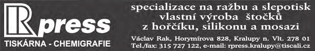 cz www.chemelek.cz Nabízíme: CT Praha, spol. s r.o. Jeremenkova 1160/90a, 140 00 Praha 4 tel:244016077-8 e-mail:info@ctpraha.