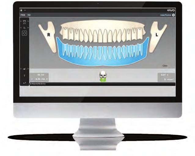 Navržen pro zvýšení efektivity. Každá funkce zařízení OP 3D je navržena tak, aby zvyšovala efektivitu práce ve vaší ordinaci.