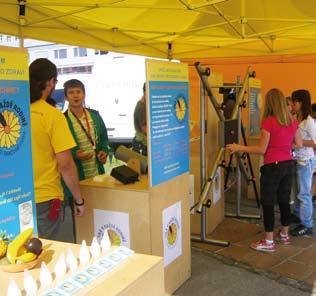 On September, 12 th, an entrance to a yellow tent was opened for the first time in Valašské Meziříčí, from where the exhibition continued to Karviná, Jablunkov, Náchod, Most, Praha, Pacov, and the