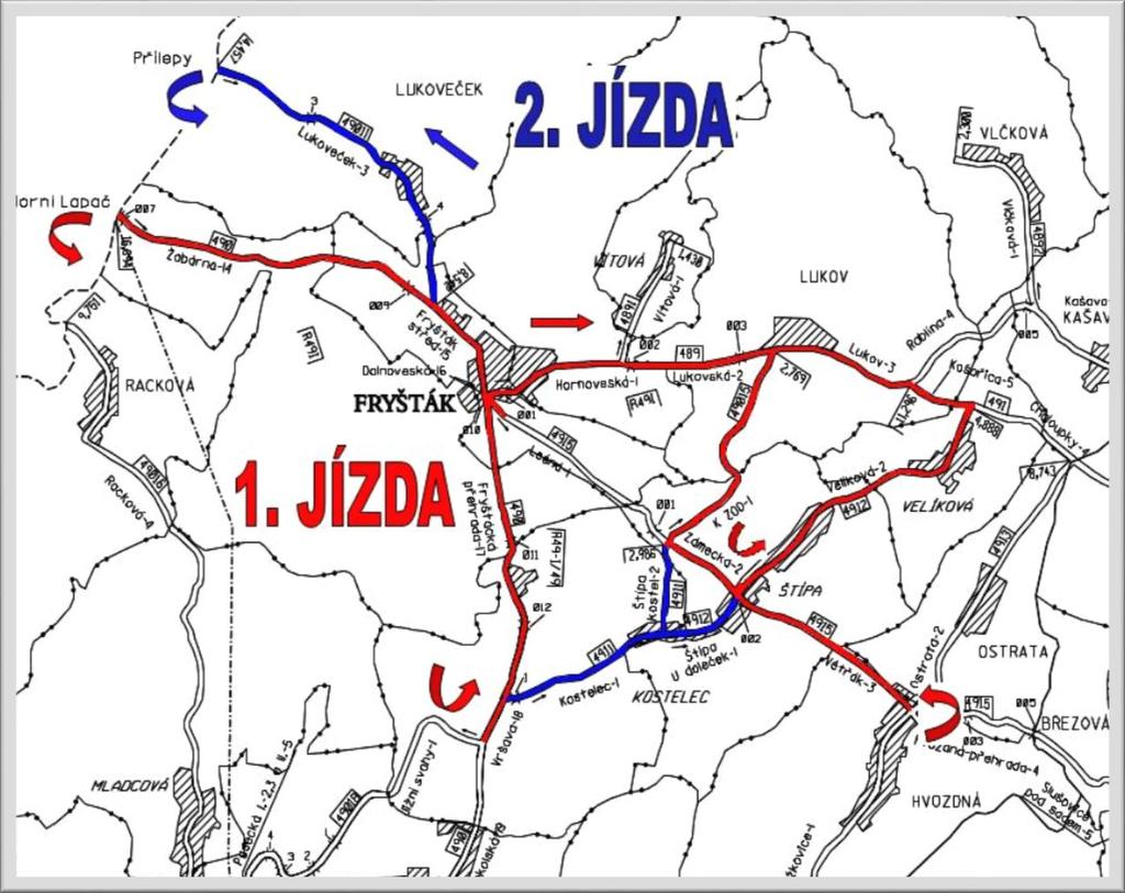 Okruh číslo: CH/Z-2-V 1. řidič: Stanoviště: Zlín Telefon: 577 044 204 2. řidič: Stanoviště: Zlín Telefon: 577 044 204 Komunikace číslo Km od do Pořadí důležitosti Místopis Chemický Zdrsňovací 1.