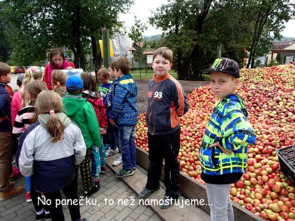 Exkurze v moštárně Kdo chce