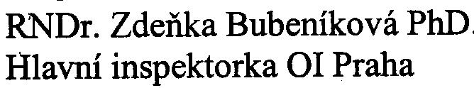 Oddìlení ochrany vod '" Z hlediska námi sledovaných zájmù nemáme k pøedložené dokumentaci zásadní pøipomínky.