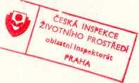 inspekce životního prostøedí nemá k dokumentaci závažnìjší výhrady.