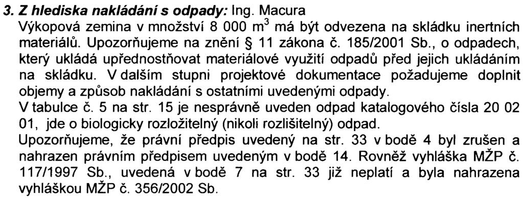 :,. -,..~.,-.-;: HLA VN! MtsTO PRAHA MAGISTRAT HLAVNiHo MtSTA PRAHY ODBOR ŽIVOTNIHO PROSTA.EDI MHMP-OŽP odd. posuzování vlivù na ŽP - zde - Váš dopis zn È.j.