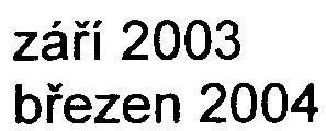 2 Zahájení stavby: Ukonèení stavby: Oznamovatel: záøí 2003 bøezen 2004 SYKORA, spol. s rod. Razov 1204 763 12 Vizovice Souhrnné vvdoøádání DøiDomínek: Ke zveøejnìnému oznámení se vyjádøili:.