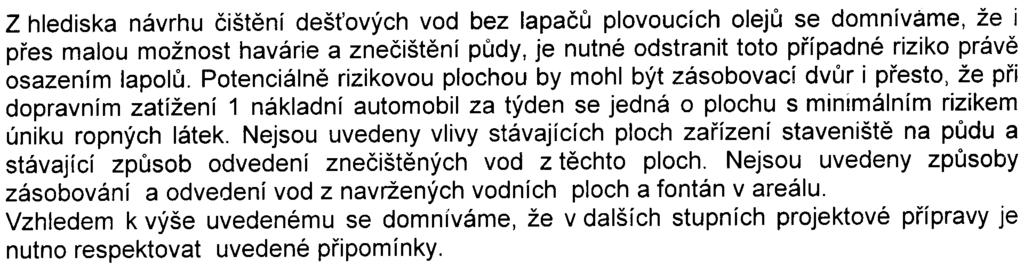U výkopových zemin je uvedeno i pøedpokládané množství 8 000 m3.