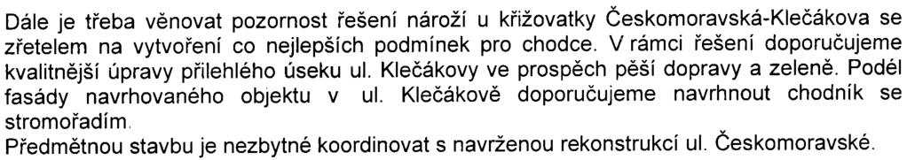 Kleèákovu, aby nedocházelo ke zbyteèných provozním potížím pøi pohybu vozidel.