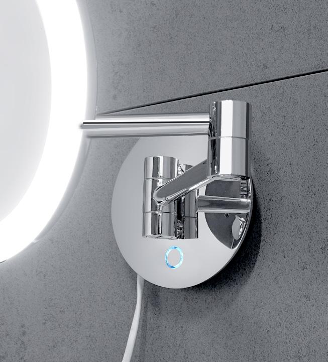 LED MIRRORS ZK 20165-26 PROPRACOVANÉ DO NEJMENŠÍHO DETAILU LED kosmetická zrcátka NIMCO mají po celém obvodu LED pásek s výkonnými čipy, které vám zajistí perfektní péči