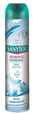 z dřevěných, skleněných a jiných povrchů, obsah 250 ml 710110 proti prachu 92, 709060 proti prachu / limetka 87,