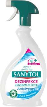 a zanechává svěží vůni čistoty, neobsahuje chlor 708793 500 ml s rozprašovačem 86,70 Krtek čistič