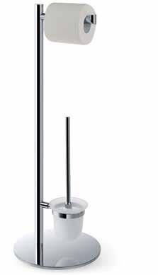 Toilet brush holder floor standing WC-Bürstengarnitur mit Glasbehälter, Standmodell Ёршик,