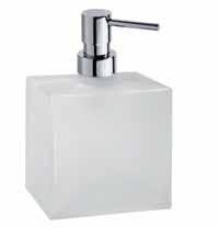 Mýdlenka skleněná Glass soap dish Seifenablage mit Glasschale Мыльница 100 x 48 x 130 mm 118108022 Dávkovač tekutého mýdla, sklo Soap dispenser with glass Glasseifenspender