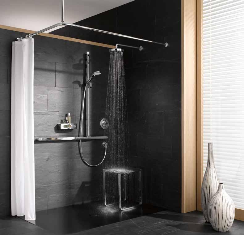 ELEGANCE KOMFORT & BEZPEČÍ 70 71 Systém ELEGANCE Reling vnáší do koupelny elegantní