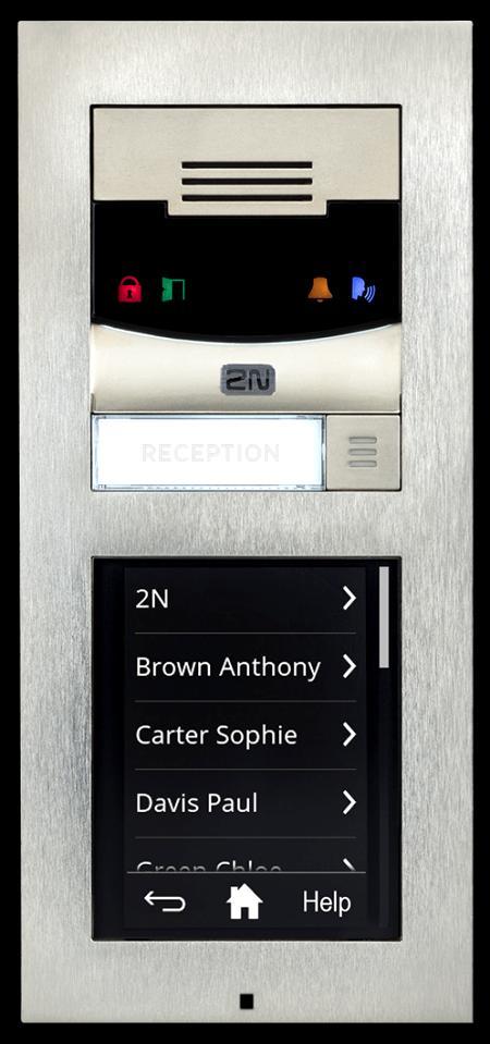 2N Helios IP Verso Dotykový display 4 LCD display