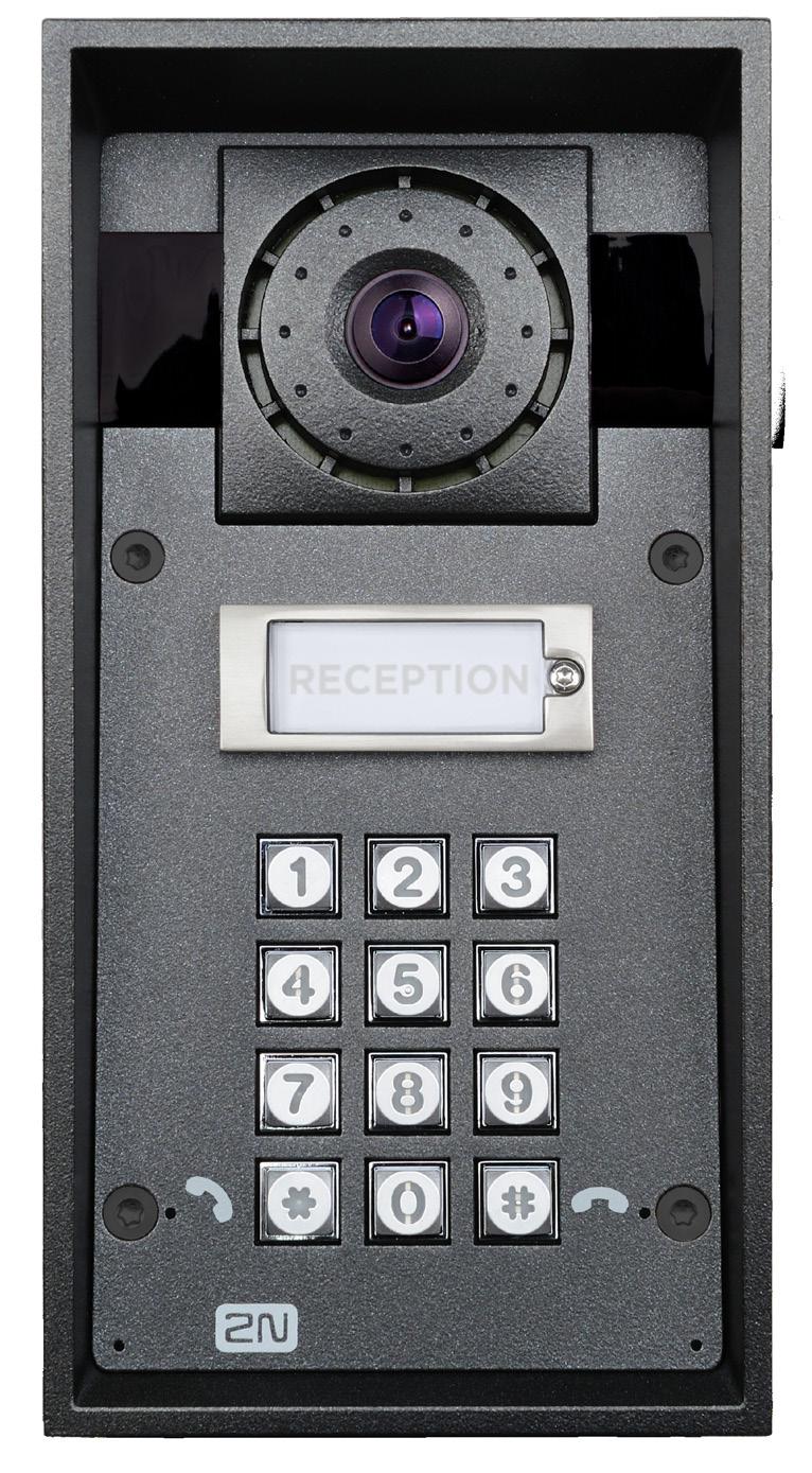 2N Helios IP Force Nejodolnější IP interkom na trhu, který obstojí i v nejnáročnějších podmínkách RFID čtečka chytrých karet s podporou NFC Širokoúhlá HD kamera s infračerveným přísvitem a nočním