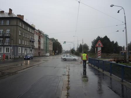 31a Návěstní deska (240 m) ve směru jízdy NA před ŽP P7519. Zdroj: DI Obr. č.