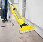 Jednoduše odstraňuje volně ležící, zaschlé nebo vlhké nečistoty výsledek: Tvrdé podlahy budou vyčištěné dvakrát tak