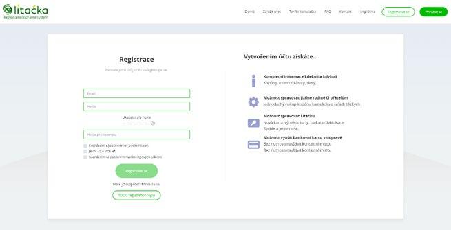 Jak založíte uživatelský účet na e-shopu? Navštivte stránky www.pid.litacka.cz a klikněte na tlačítko Registrovat Stačí vyplnit platný e-mail, zvolit heslo a zaškrtnout potřebný souhlas.
