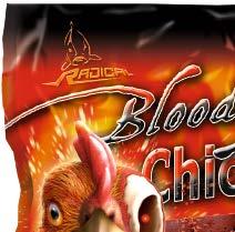 BOILIE Resealable bags BOILIES BLOODY CHICKEN Superúspěšné boilie v sezoně 2009 a 2010, které bylo vyvinuto po mnoha a mnoha hodinách testování našimi členy