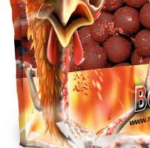 Boilie Radical Bloody Chicken působí díky svému složení okamžitě, předchozí zakrmení není příliš nutné, jelikož boilie výjimečně rychle uvolňuje své
