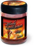 Boilie Radical Bloody Chicken je vytvořeno na bázi velmi kvalitního masového mixu, který působí pozitivně na lepší trávení kaprů (a tím stimuluje jejich