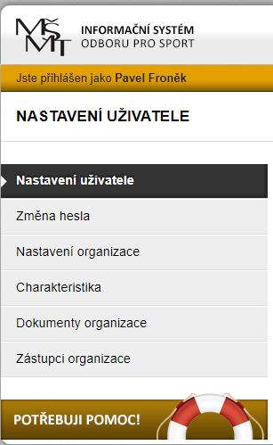 dotačního programu: a) Výpis z veřejného spolkového rejstříku (ne starší 3 měsíců) b) Aktuální úplné znění stanov c) Potvrzení o vedení bankovního účtu (ne starší 3 měsíců) d) Výroční zpráva za