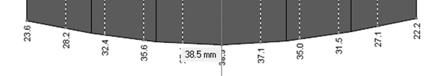 KZ60 Program RFEM zobrazuje lokální deformace ovlivněné