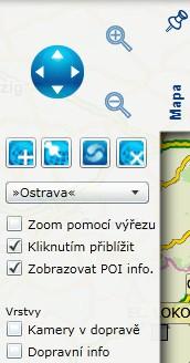 Práce s Mapou Ovládat mapu lze pomocí levého panelu MAPA, nebo pomocí myši přímo na mapě. WebTDM rovněž umožňuje definovat a spravovat tzv. uživatelské mapy.