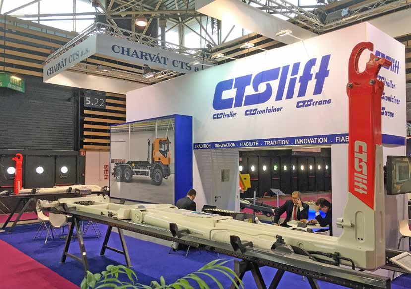 CHARVÁT CTS 9 CHARVÁT CTS VYSTAVOVAL VE FRANCII SOLUTRANS je tradiční veletrh dopravní techniky, který se koná jednou za dva roky ve francouzském Lyonu na výstavišti Eurexpo. Letos to byl již 14.