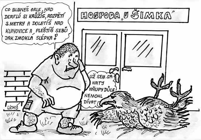 A přepadený Peťa Kučerúj z Uherského Brodu praví medovým hlasem: Božínku a co ty do toho kecáš? Si snáď náčelník?