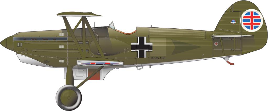 Avia B.534 III.serie 70101 CZECHOSLOVAK BIPLANE FIGHTER 1:72 SCALE PLASTIC KIT intro The Avia B.534 was developed in 1934 as an extension of the B.34 fighter.