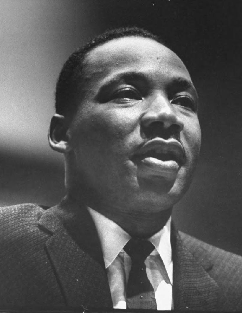 IV. HNUTÍ (1954-65) MARTIN LUTHER KING BAPTISTICKÝ PASTOR IDEA NENÁSILNÉ