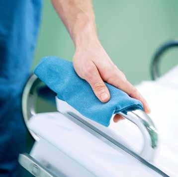 Bez potřeby čisticích chemikálií Snížení ročních nákladů na čištění a podpora ekologického chování Čtyři barevné verze pro snadné oddělení podle úkolu Pomoc při minimalizaci křížové kontaminace