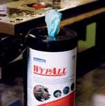 WYPALL* čisticí utěrky Navlhčené, přenosné, kdekoli a kdykoli připravené k použití Ideální pro výrobu, strojírenství, údržbu, dopravu a sektor služeb: Jedním krokem odstraní