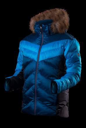 OUTER: 00 % nylon, Triguard L membrane, 6000 / 5000 INNER: 00 % PES Naprosto nepřehlédnutelná pánská lyžařská bunda v italském designu.
