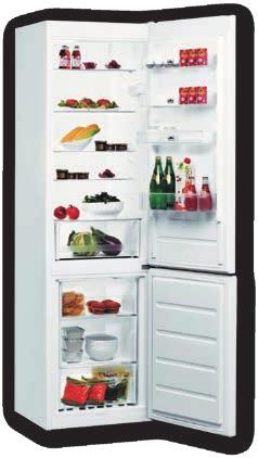 automatické odmrazování, změna otevírání dveří, LED osvětlení, stojan na láhve, objem chladničky 220 l / mrazničky 109 l, V x Š x H: 18,5 x 59,5 x 6,7 cm
