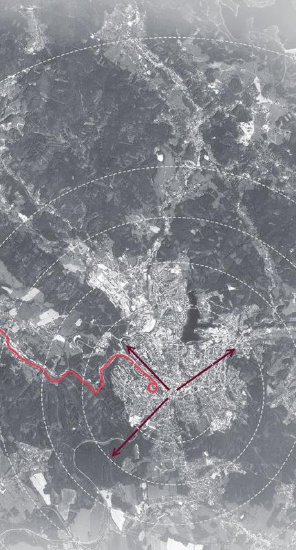 mv n. Nisou 3 km 4 km 5 km JABLONEC NAD NISOU LONEC NAD NISOU 250 m 500 m 750 m směr Liberec směr Praha 2 km směr Tanvald 2 km směr Tanvald 8 km 2.2 Soutěžní zadání 2.2.1 Cíle Zastupitelstvo Statutárního města Jablonec nad Nisou schválilo na svém zasedání dne 24.