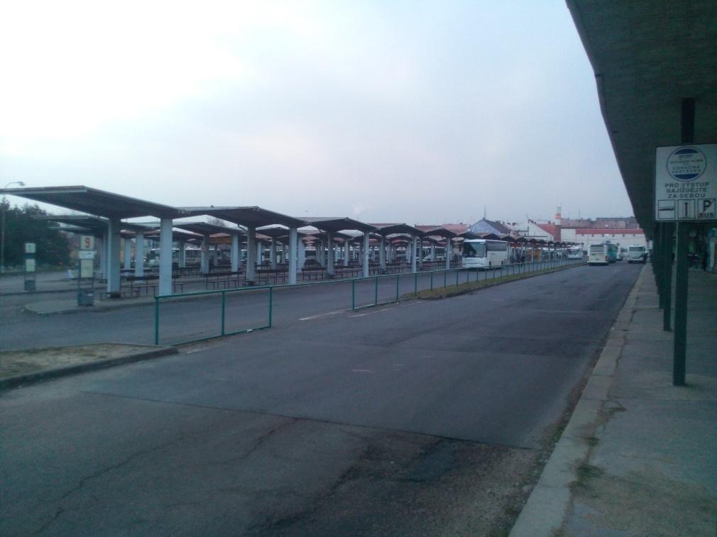 terénního šetřeni, 2016) Obrázek 14: Hlavní autobusové