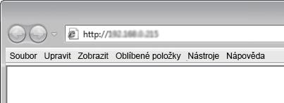 Kontrola dokončení nastavení bezdrátové sítě LAN 1 Stiskněte. 2 Klepněte na položku <Informace o síti>. 3 Klepněte na položku <IPv4>.