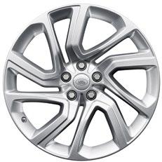 Při volbě H Dynamic jen ve spojení s TDV6. Nelze ve spojení s uspořádáním sedadel 5 + 2. 20" kola z lehké slitiny s 5 dvojitými paprsky, tyle 5084 tandardně pro P400e.
