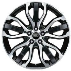 21" kola z lehké slitiny s 5 trojitými paprsky, Gloss Black, Diamond Turned, tyle  029YU 031TK 8 8* 59 500 71 995 8** 8 35 700 43 197 8 Δ