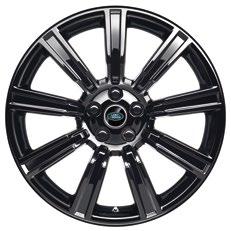 DPH 21" kola z lehké slitiny s 9 paprsky, Gloss Black, tyle 9001 Pro D4 jen ve spojení s paketem Off Road.