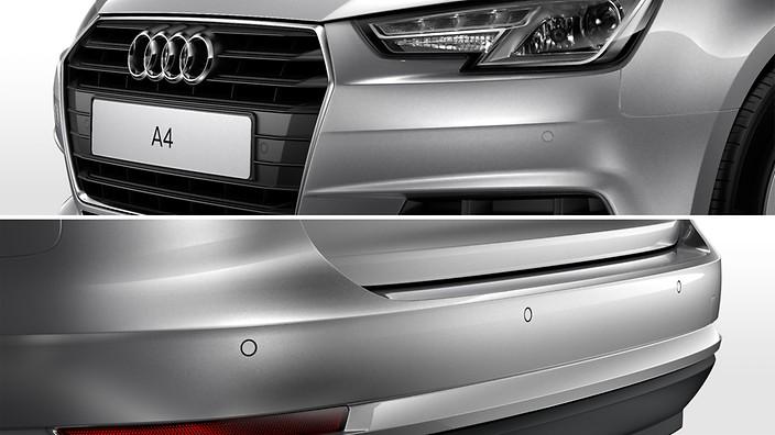vyhýbání asistent pro jízdu v dopravní zácpě rozpoznávání dopravních značek v kombinaci s Head-up display také prediktivní asistent efektivity Audi