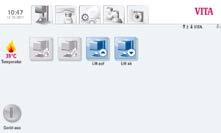 15 Zapnutí zařízení Zapněte zařízení hlavním vypínačem. Zvedací zařízení najede do dolní polohy. Software se spustí, zvedací zařízení najede do horní polohy a zase do dolní polohy.
