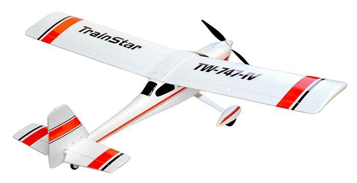 Uživatelská příručka Cessna TW 747 - IV TrainStar 747-4 je dálkově ovládaný model s rozpětím 1400mm postavený výhradně z velmi lehké a odolné pěny EPO, která je velmi odolná vůči pádům a kolizím.