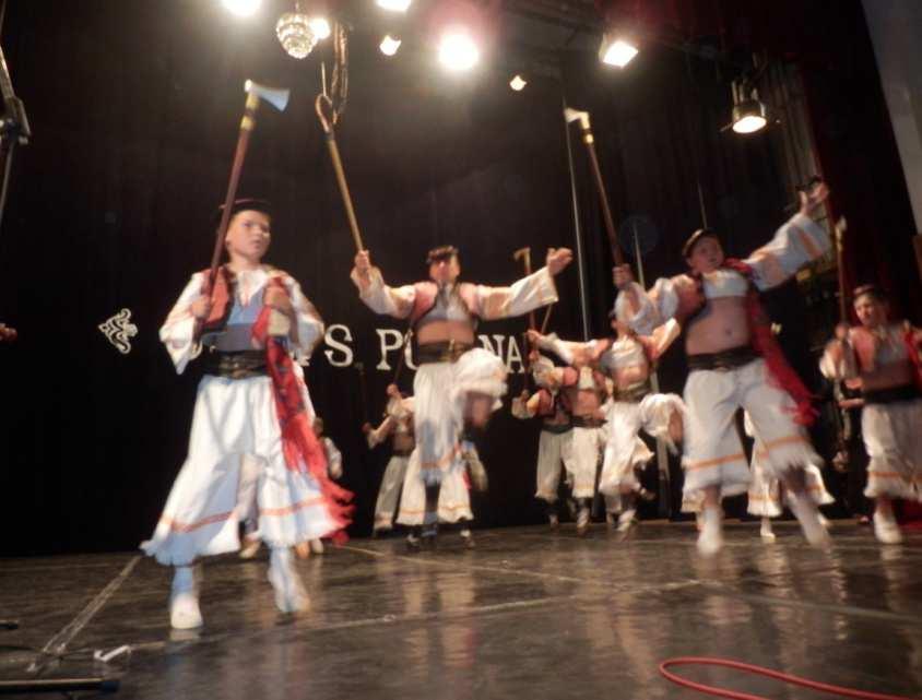 Dobrý vzťah medzi Poľanou a Očovanom sme videli autentickej choreografii z valaškami, ktorých podporili vynikajúci hudobníci.
